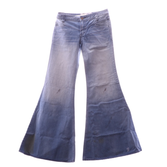 Free People Womens Flared Leg Jeans 24 - Picture 1 of 2